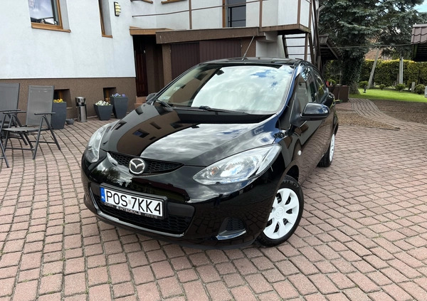 Mazda 2 cena 19900 przebieg: 92000, rok produkcji 2008 z Rydułtowy małe 781